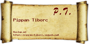 Pippan Tiborc névjegykártya